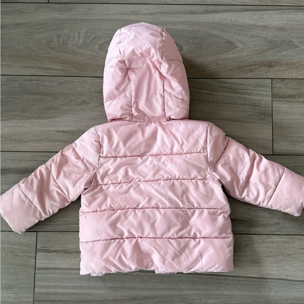 Baby Gap Pink Hooded Puffer Jacket